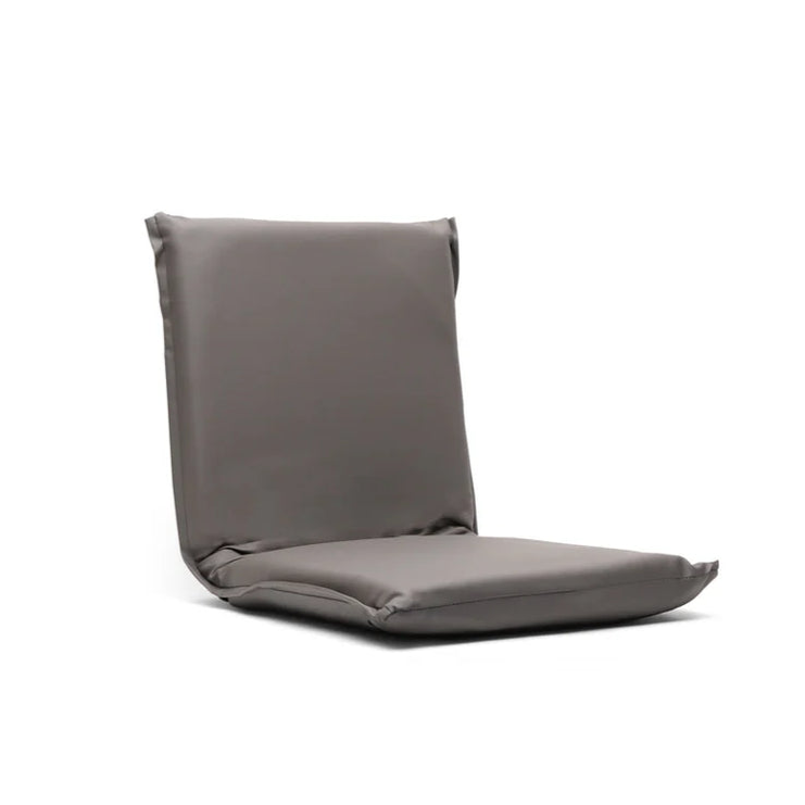 b, chaise de sol végétalienne demi-lune
