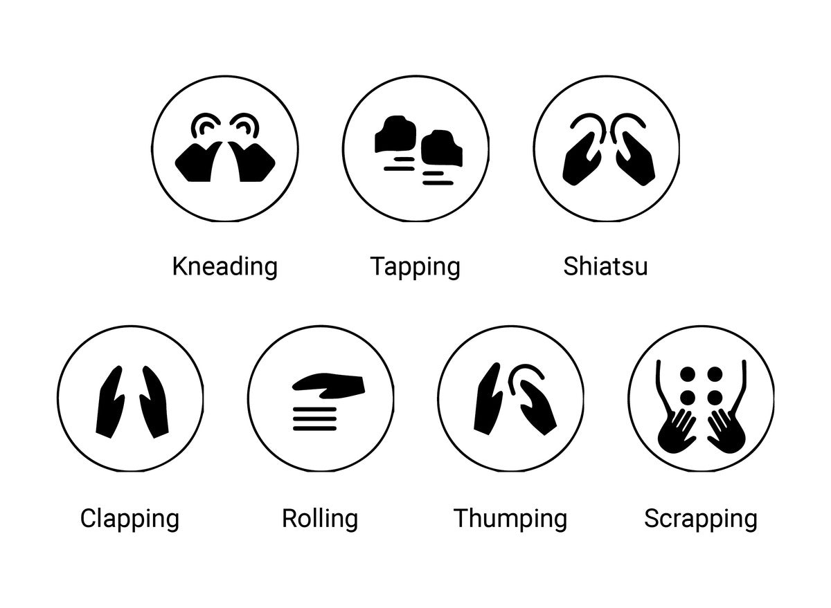 Osaki Manhattan Duo 7 Manual Massage Programs