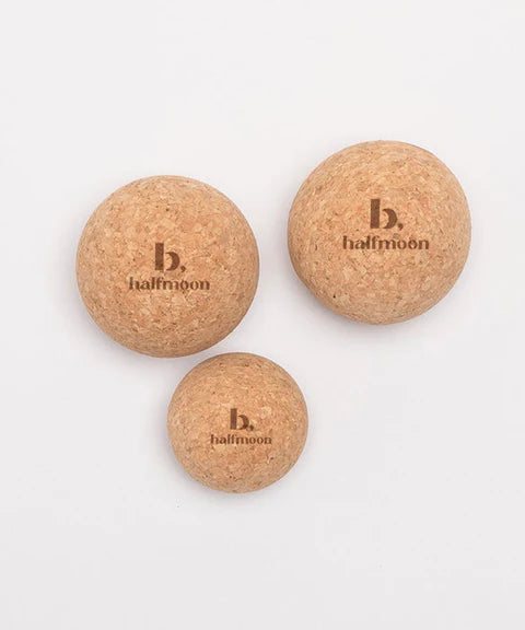b,halfmoon cork massage balls