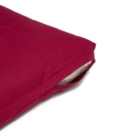 b, coussin demi-lune en coton zabuton 