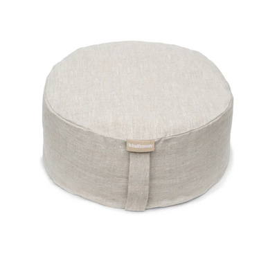 b,halfmoon linen mod meditation cushion