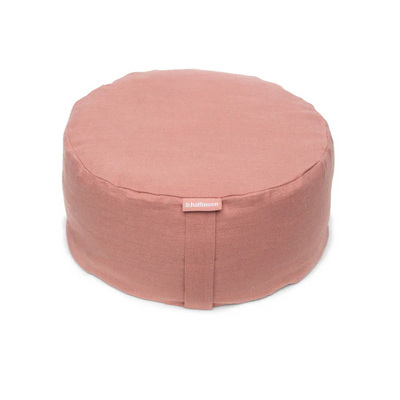b,halfmoon linen mod meditation cushion