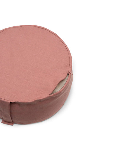 b,halfmoon linen mod meditation cushion