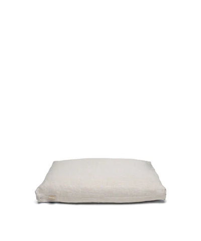 b, coussin zabuton en lin demi-lune 